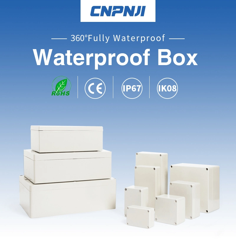 IP67 Plastic Battery Distribution Box Waterproof Junction Box for Solar Panel