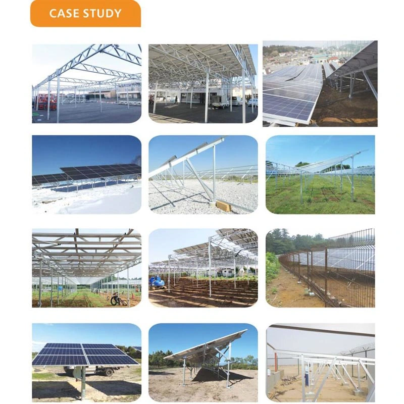 Aluminum Railless Racking Mounting System Solar Mini Rail