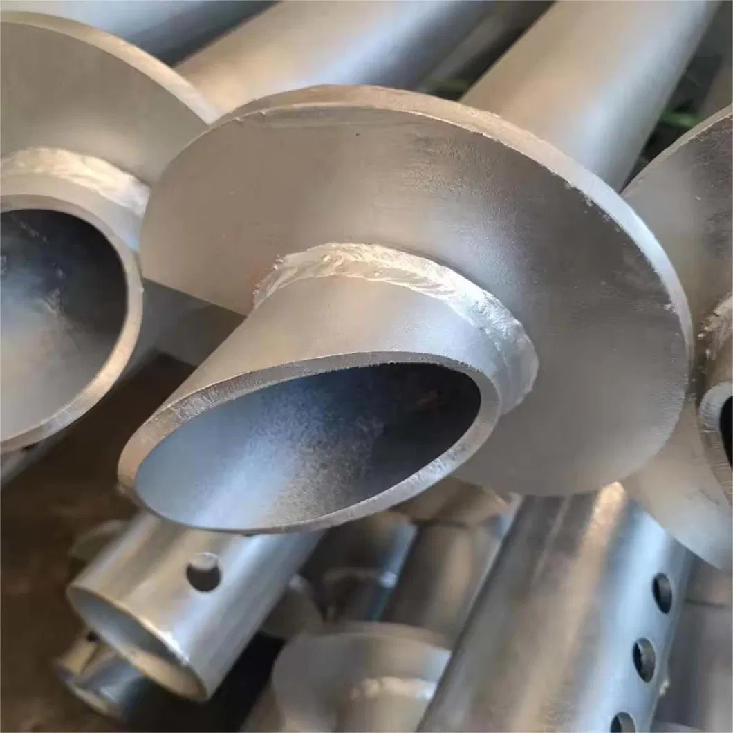 Factory-Made Steel Galvanized Zinc Helical Screw Piles with Coupling