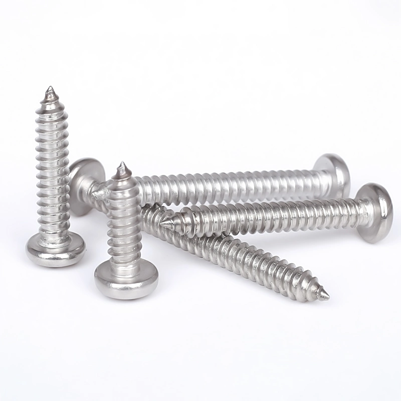 Metal Self-Tapping Thread Screw Manufacturer Custom M1.4 M2 M3 M4 M5 M6 Self Tapping Fasteners Screws for Plastic