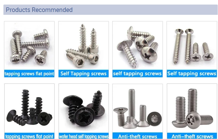 DIN7982 Countersunk Head Self Tapping Concrete Screws