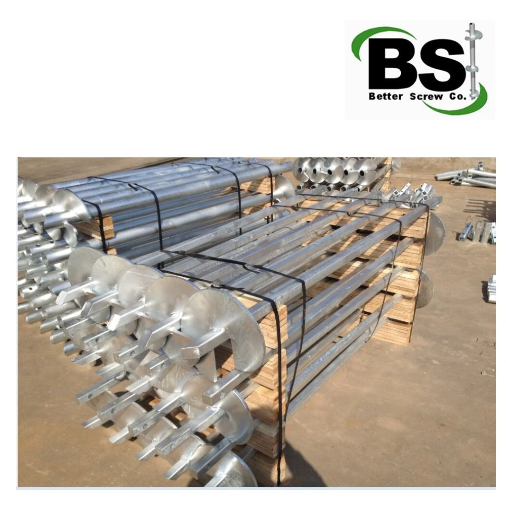 2&prime;&prime; Square Bar Shaft Helical Piles for House Foundation Systems