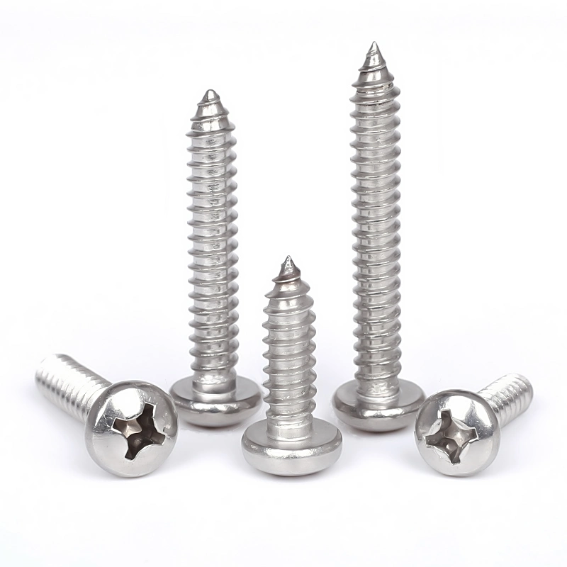 Metal Self-Tapping Thread Screw Manufacturer Custom M1.4 M2 M3 M4 M5 M6 Self Tapping Fasteners Screws for Plastic