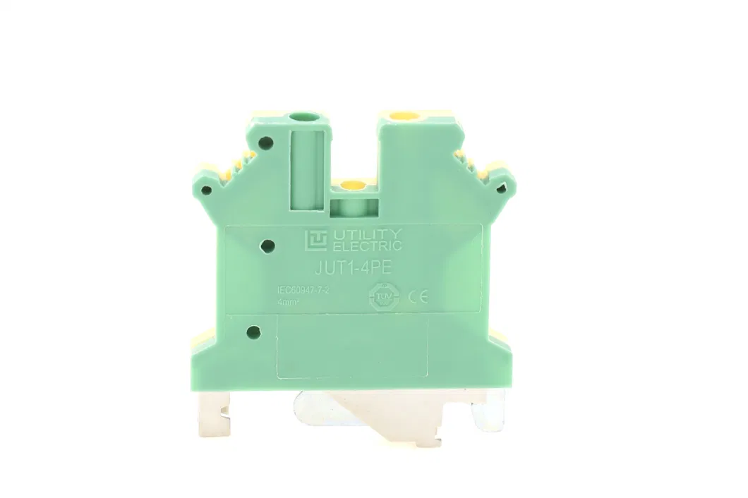 4mm2 Earth Terminal Two-in-Two-out Phoenix UK4 Feed-Through Terminal Block Jut1-4PE