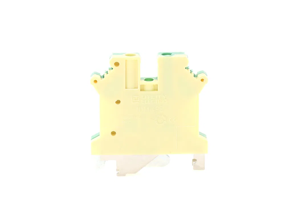 4mm2 Earth Terminal Two-in-Two-out Phoenix UK4 Feed-Through Terminal Block Jut1-4PE