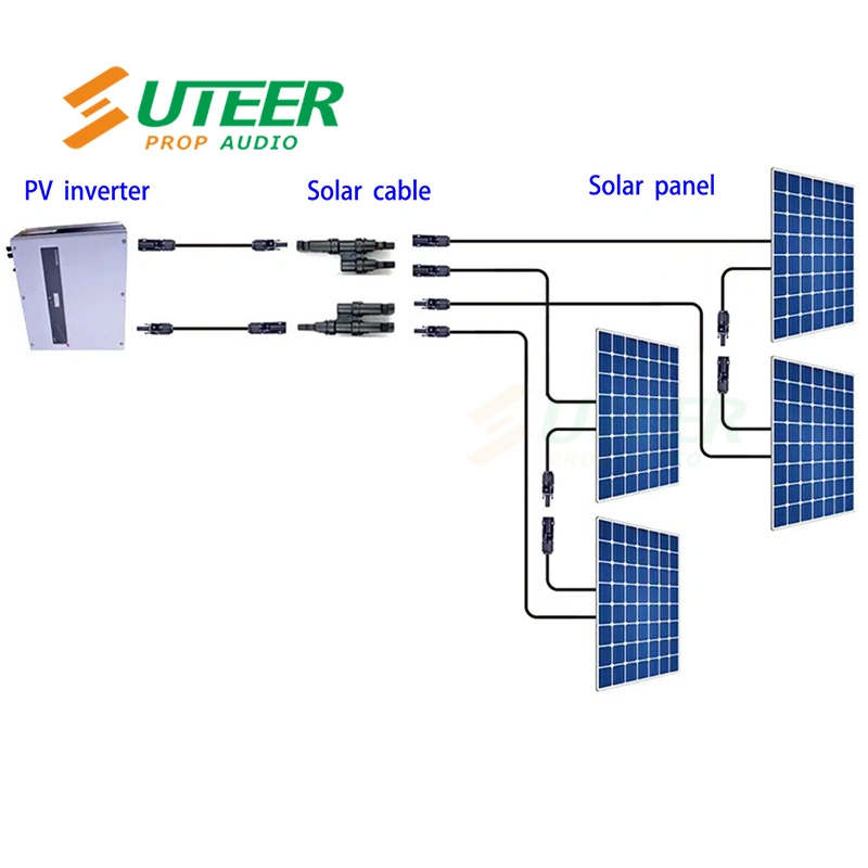 1X6mm2 Solar Extension Cables with Mc4 Connectors