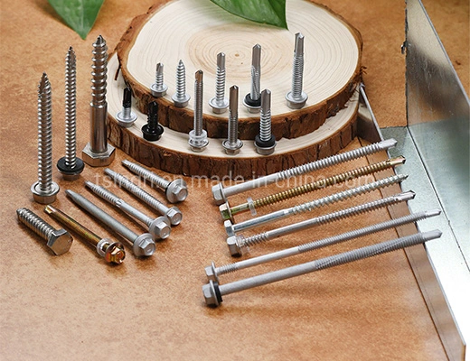 TGR/Tsingri Intended Hex Washer Flange Head Self Tapping Drilling Bi-Metal Roofing Wood Chipboard Decking Screws