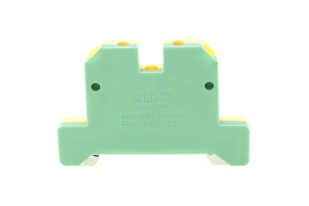 2.5mm2 PE Terminal Block Jut2-2.5PE DIN Rail Terminal Weidmuller Sak2.5