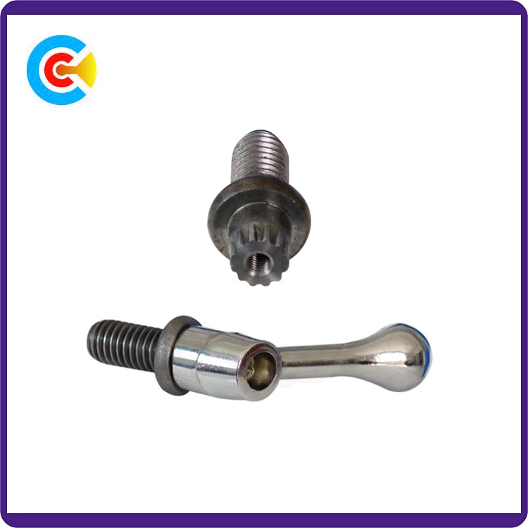 DIN/ANSI/BS/JIS Carbon-Steel/Stainless-Steel Hand Twist Non-Standard Customized Anti-Loose Screw for Building