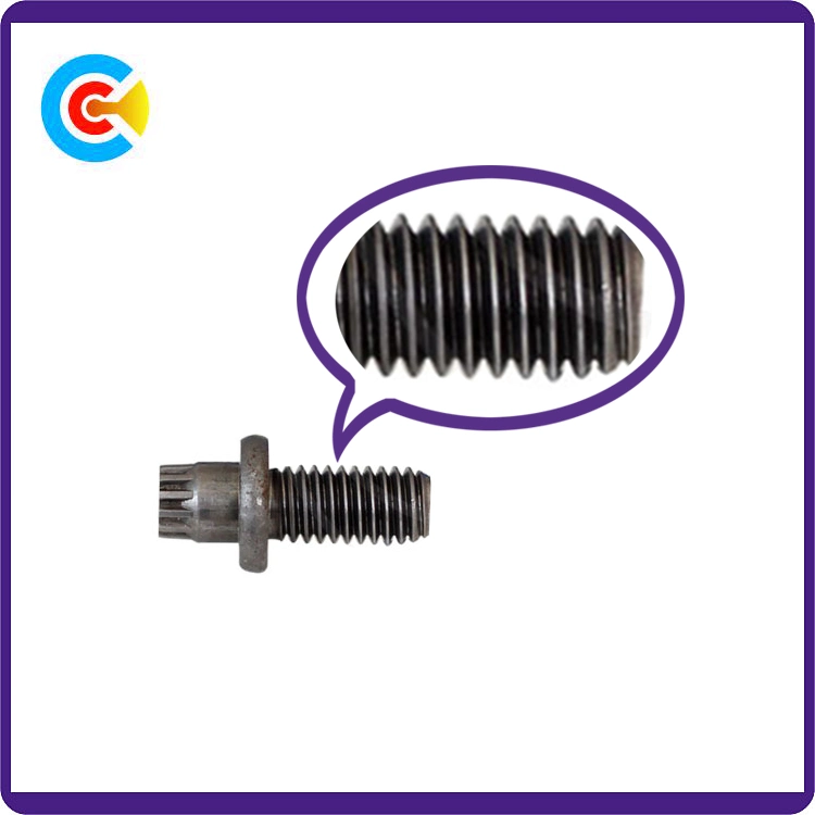 DIN/ANSI/BS/JIS Carbon-Steel/Stainless-Steel Hand Twist Non-Standard Customized Anti-Loose Screw for Building