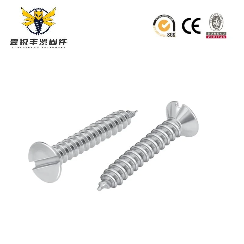 Silk Wholesale Hardened Countersunk Head Self-Tapping Screw Cross Flat Head Screw Set Steel Nail High Strength Screw Flat Head Self Tapping Screw