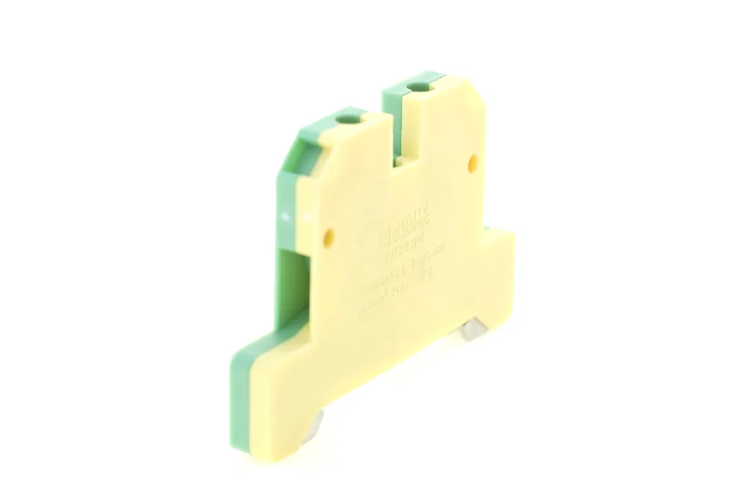 2.5mm2 PE Terminal Block Jut2-2.5PE DIN Rail Terminal Weidmuller Sak2.5