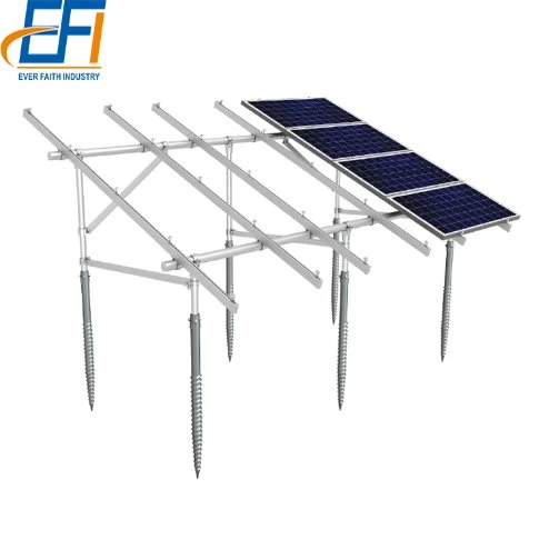 Ground Screw Solar Mount Bracket Photovoltaic Solar Mounting Structure System