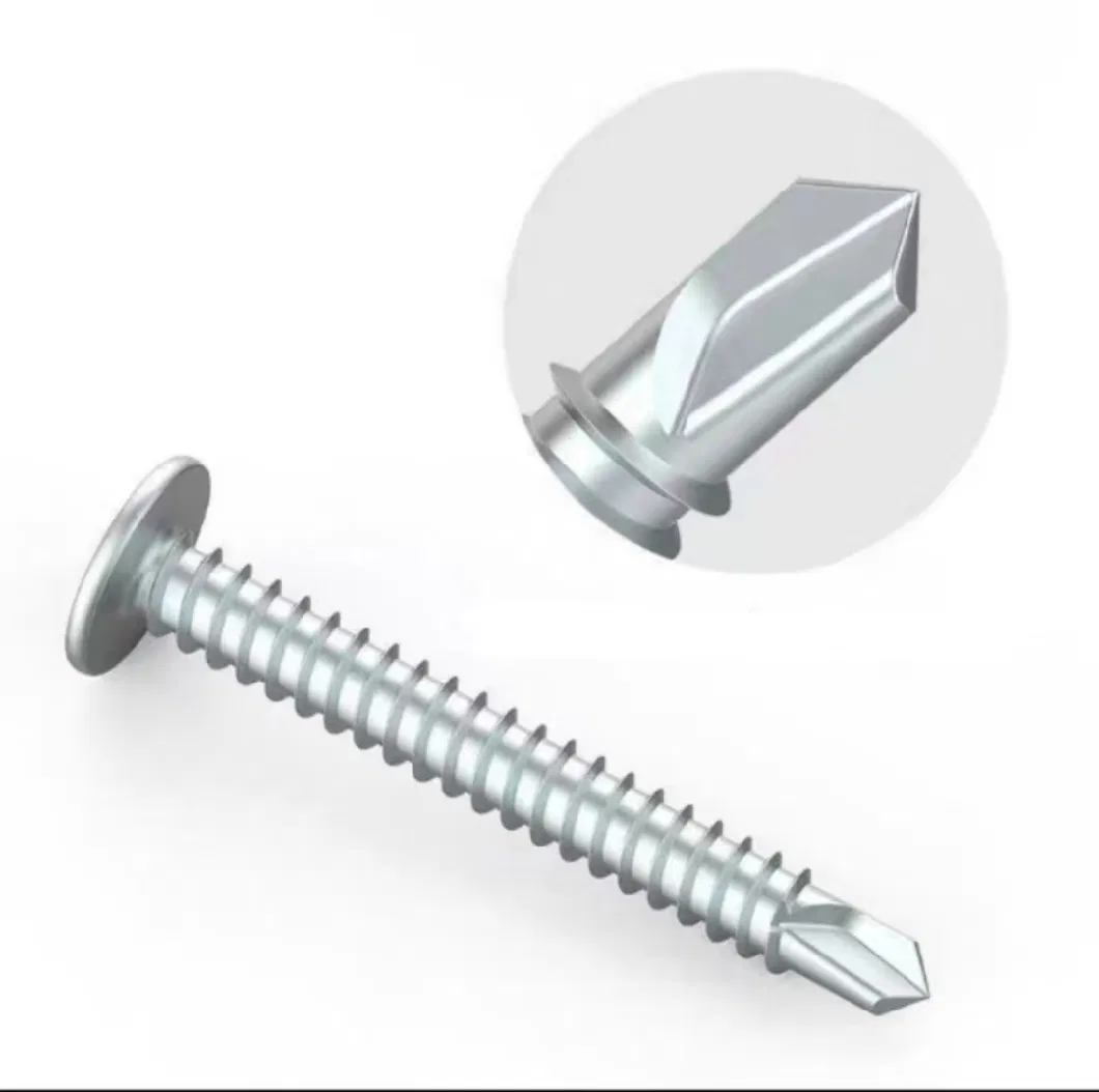 M4.2 Self-Drilling Screw Large Flat Head Self-Drilling Screw Cross Self-Tapping Screw Round Head Dovetail Nail Dovetail Screw