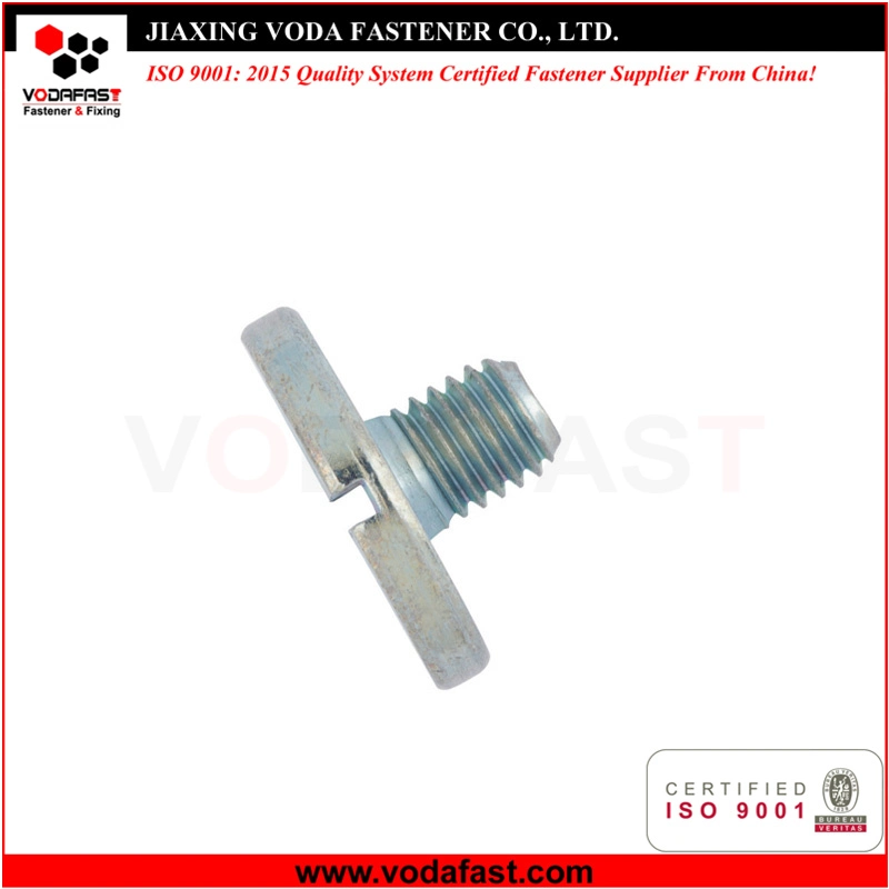 Vodafast DIN 921 Slotted Large Pan Head Machine Screw Zinc Plated