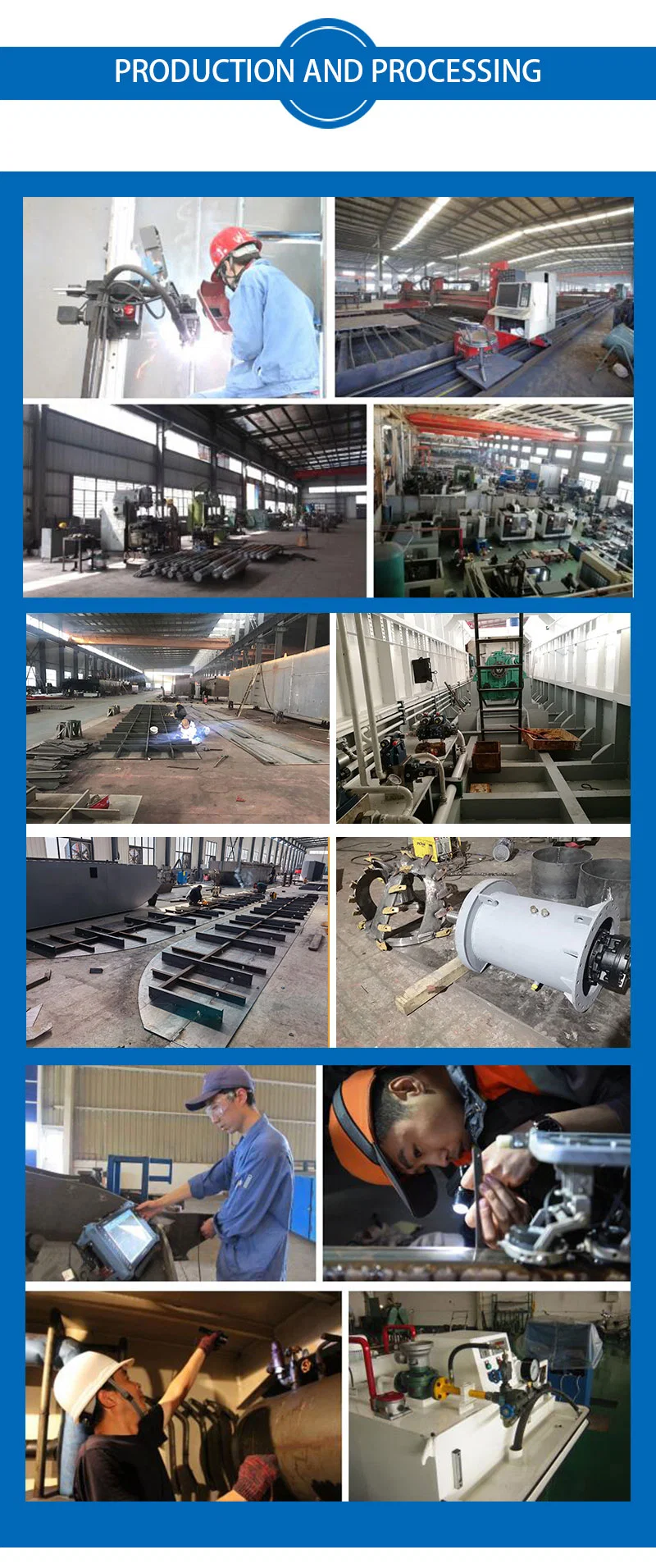 Hydraulic Anchor Rod Cummins Diesel Engine 8 Inch Mud/Cutter Suction Sand Dredger for River /Lake /Sea /Reservoir Dredging Project