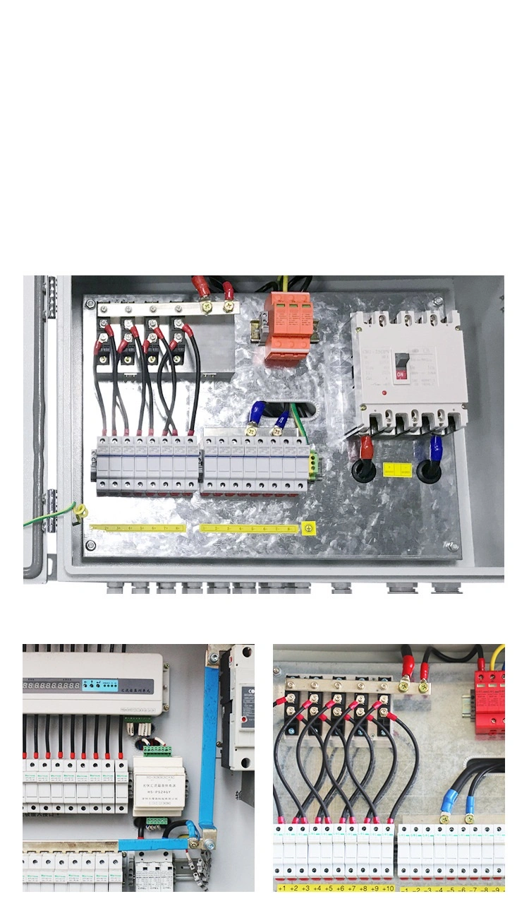 DC String Combiner Box Solar Photovoltaic Junction Box Waterproof IP66 for Solar Panels