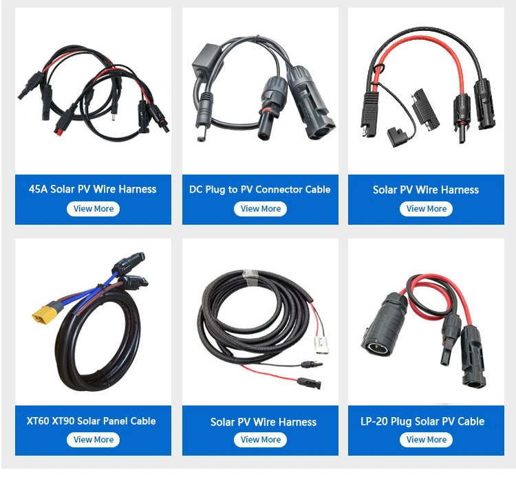 IP68 Solar Panel Photovoltaic Connector 1500V DC Solar Mc4 PV Connector