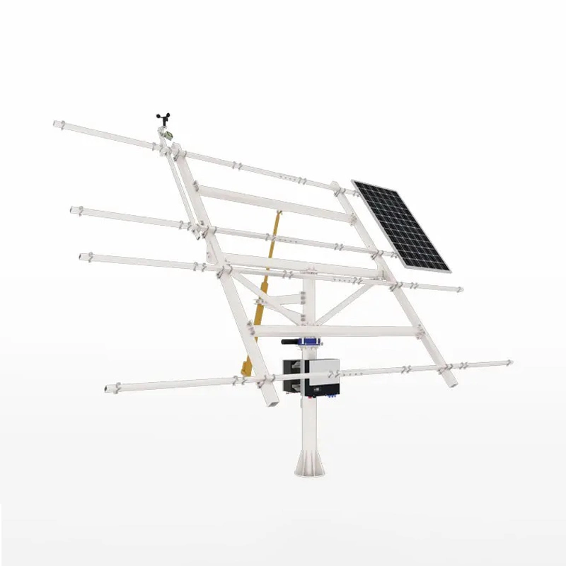 6.5kw Slewing Drive PV Panel Tracker Dual Axis Solar Tracker