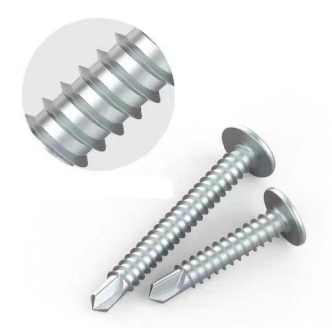 M4.2 Self-Drilling Screw Large Flat Head Self-Drilling Screw Cross Self-Tapping Screw Round Head Dovetail Nail Dovetail Screw