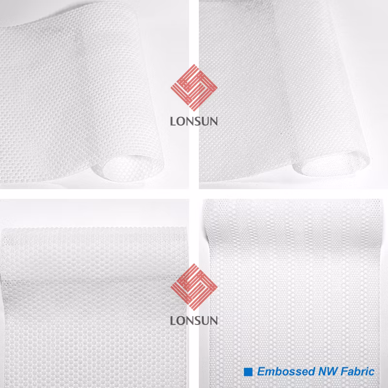 Baby Diapers Raw Materials Polypropylene Hydrophilic SSS Spunbond Non-Woven Fabric Sanitary Pads Making
