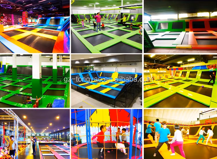 Customized Indoor Usage Trampoline with Safety Enclosure for Children