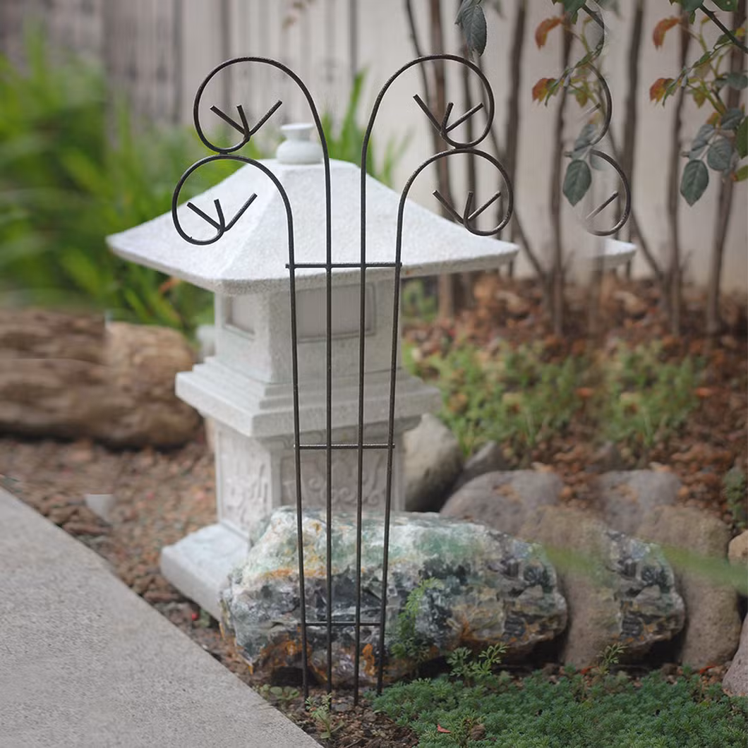Hot Sales Top Green Power Coated Metal Garden Trellis for Garden