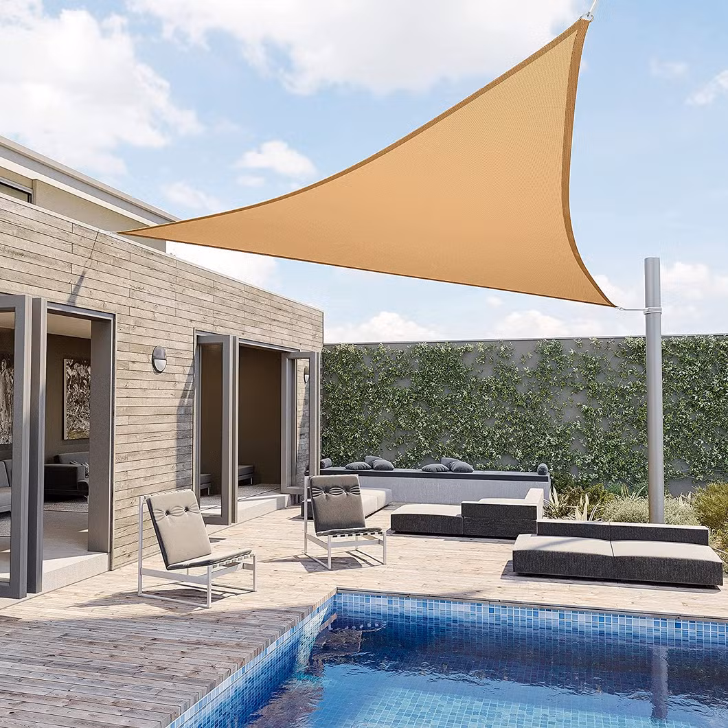Various Styles 180G/M2 Waterproof Sun Shade Sail Canopy for Garden