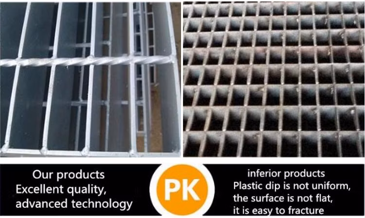 Hot Selling Galvanized Grating Drainage Channel Grating Platform Stair Treads Used