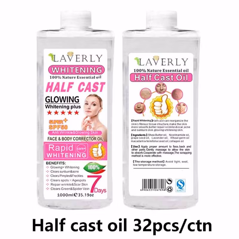 1L Half Cast Growing Oil High Quality100% Pure Essen Oil Plant Whitening Skin Care Massage Oil Get Rid of Stretch Marks Series