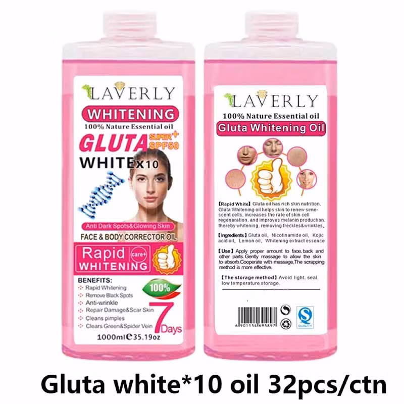 1L Half Cast Growing Oil High Quality100% Pure Essen Oil Plant Whitening Skin Care Massage Oil Get Rid of Stretch Marks Series