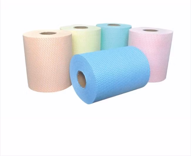 Spunbonded Wood Pulp Spunlace Nonwoven Fabric