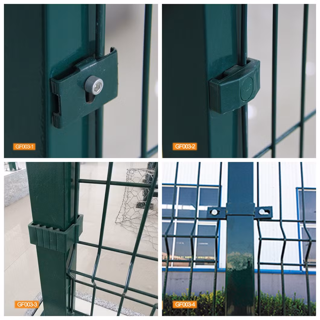 ISO9001 Approved Powder Coated Bd Fencing Steel Wire Mesh Small Garden Fence New