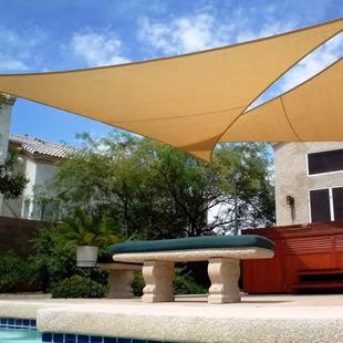 UV Resistant Polyester/PE Sun Shade Sail