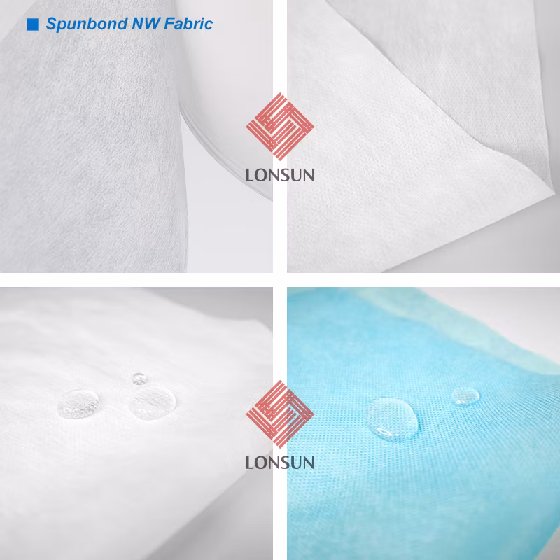Baby Diapers Raw Materials Polypropylene Hydrophilic SSS Spunbond Non-Woven Fabric Sanitary Pads Making
