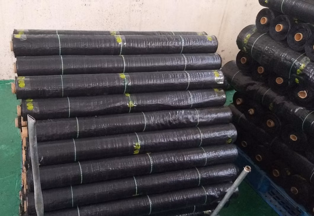 PP Weed Barrier Horticulture Plastic Woven Weed Control Mat Ground Cover for Agricultural Plantings/Greenhouse/Garden Vegetables Flowers Usage