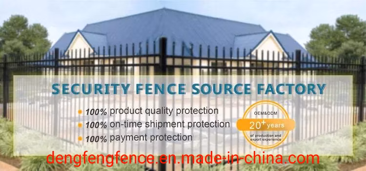 Garden Metal Aluminum Slatted Fence Panels Waterproof Metal Fence