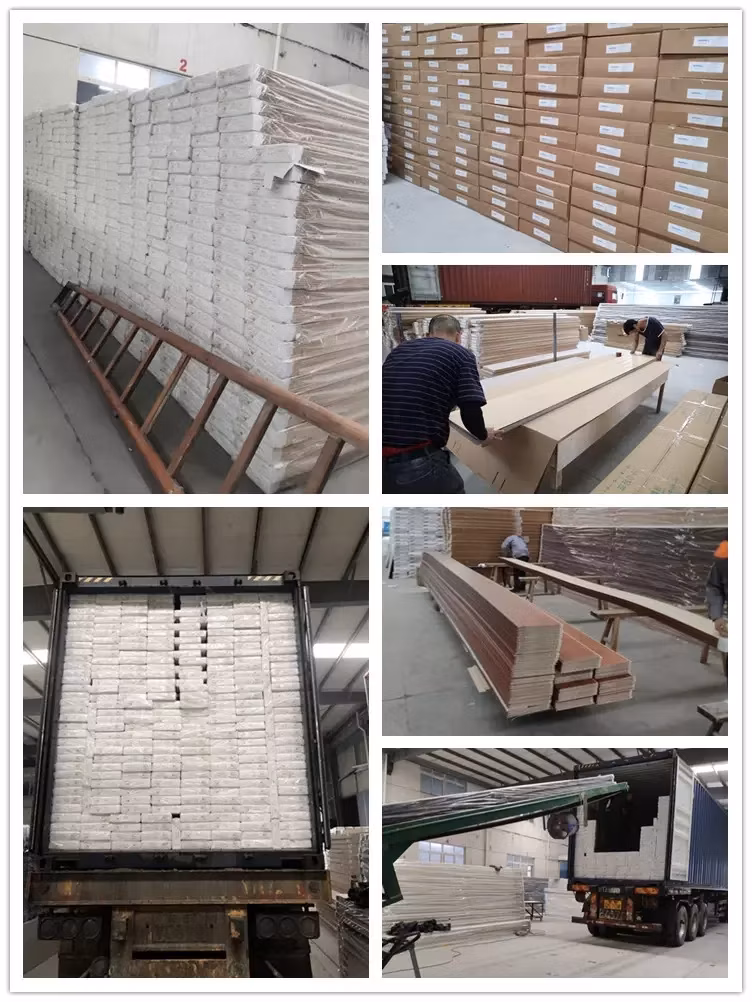 100% Recycling Decorative Fence Panel for Garden House PE WPC Plastic Balcony Wood Plastic Composite Fence