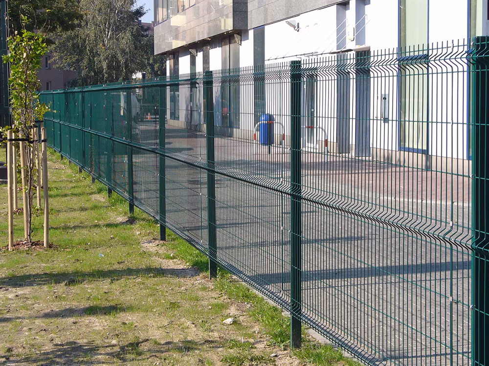 3D Fence Garden Black Powder Coated Australia Type Aluminum Vertical Blade Fencing Popular