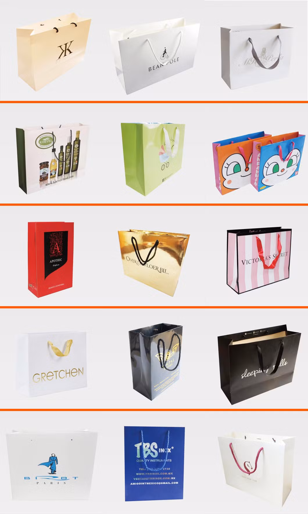 Whole Sale Flowers Colorful Packaging Cardboard Paper Shopping Gift Bags with Handle and Bow