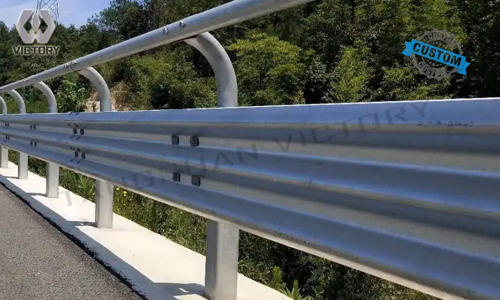 High Speed Barrier Crash Barrier Highway Guardrail Galvanized Steel W Beam Road Guardrail