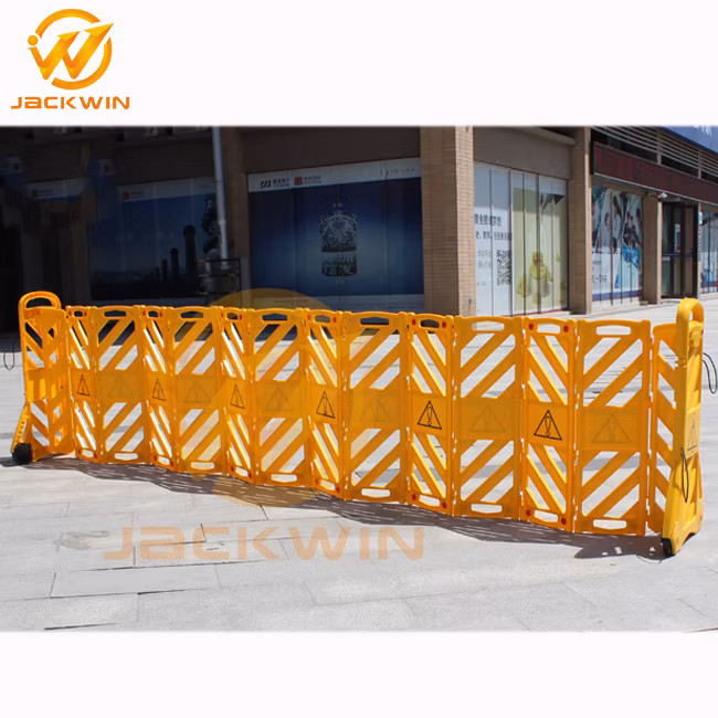Temporary Fence Warning Extendable Barrier for Construction Site