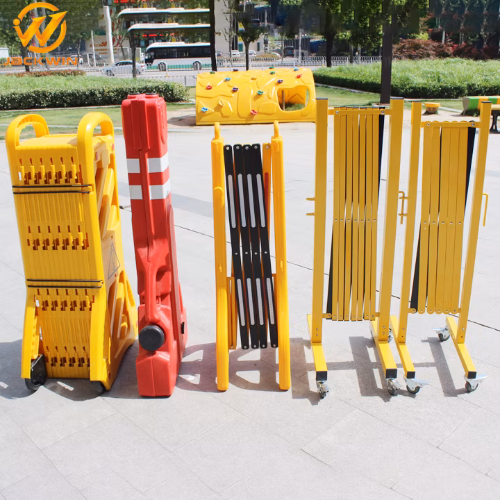 Temporary Fence Warning Extendable Barrier for Construction Site