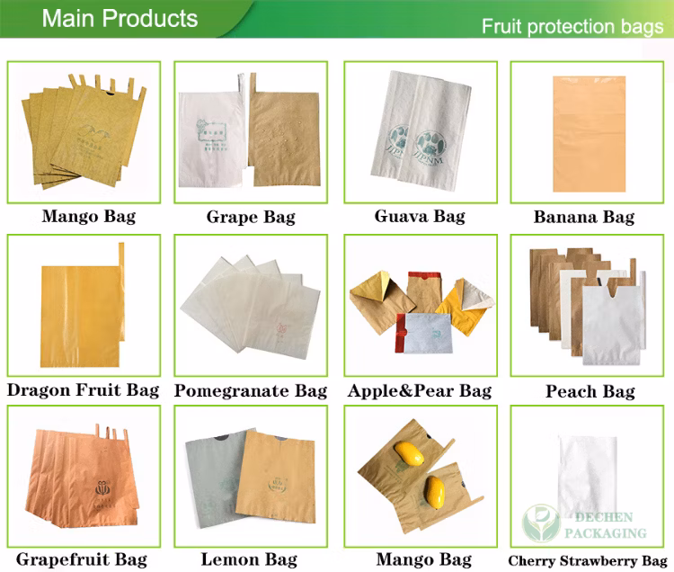 Waterproof Banana Garden Paper Bag Protecting Bags for Fruits Against Insects