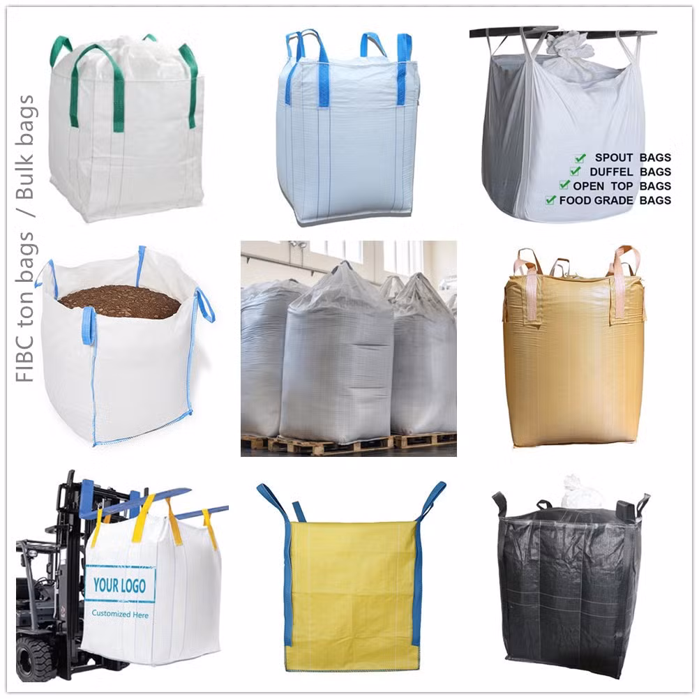 Polypropylene PP Woven Bags 15kg 20kg 25kg 50kg Cement Valve Sacks Garden Fertilizer Bag Hot Sale