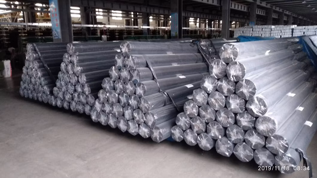 GRS Certified Factory 50m 100m Length Landscape Garden Geotextile Black Plastic PP Woven Weed Mat Barrier Fabric Cloth Mat Ground Cover