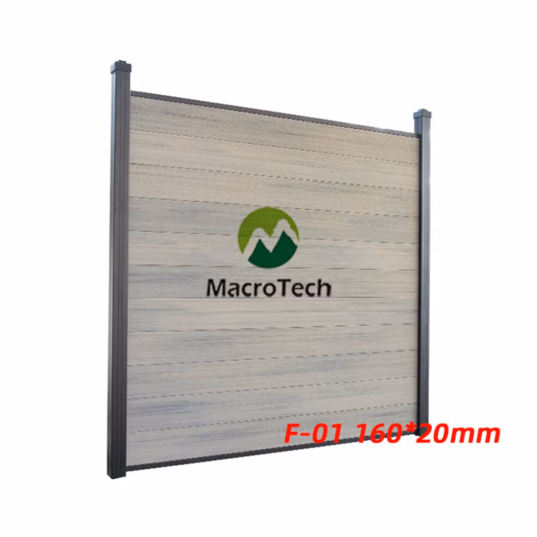 Standard Set Size 6&prime;x6&prime; Wood Plastic Composite Pool Fence Panel