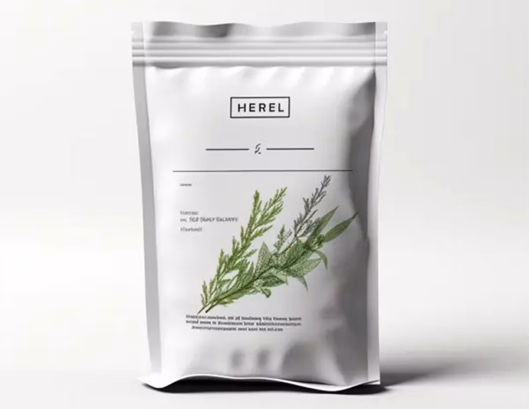Rosemary Leaves Matte Stand-up Aluminum Foil Zip Bag