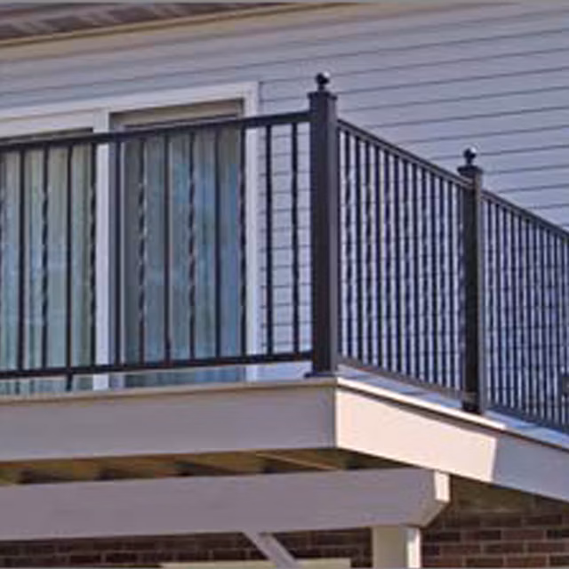 Hot-Selling Power Coated Decorative Garden Privacy Horizontal Aluminum Slatted Fence Panel