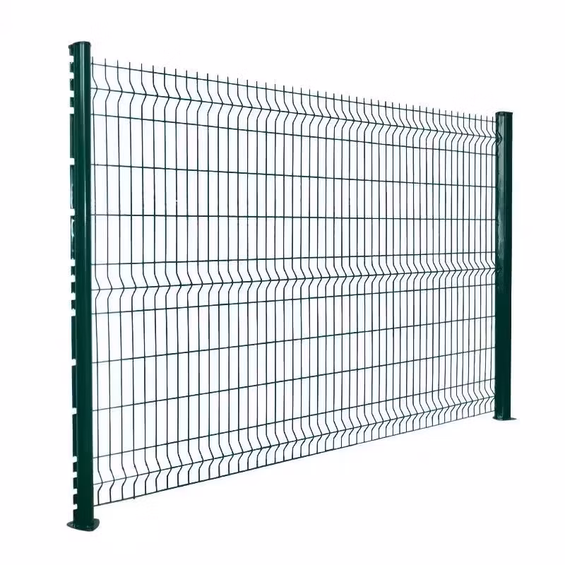 Outdoor Customized 3D Curved V Mesh Garden Fencing Easily Assembled Panel 3D Fence